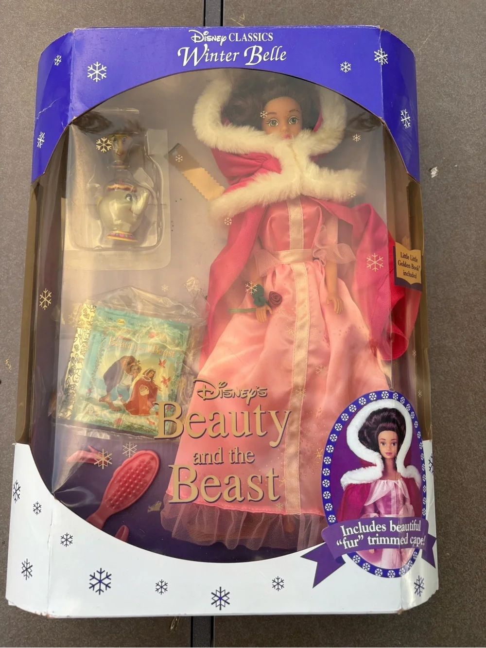 Vintage Mattel Barbie - Disney Classics Winter Belle Doll Beauty & the Beast